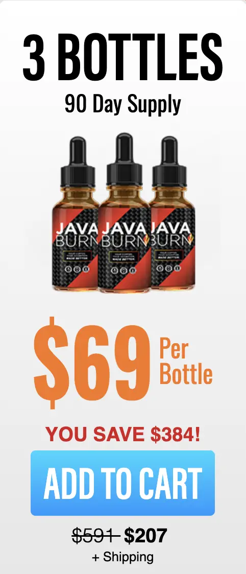 Java Burn three bottles order